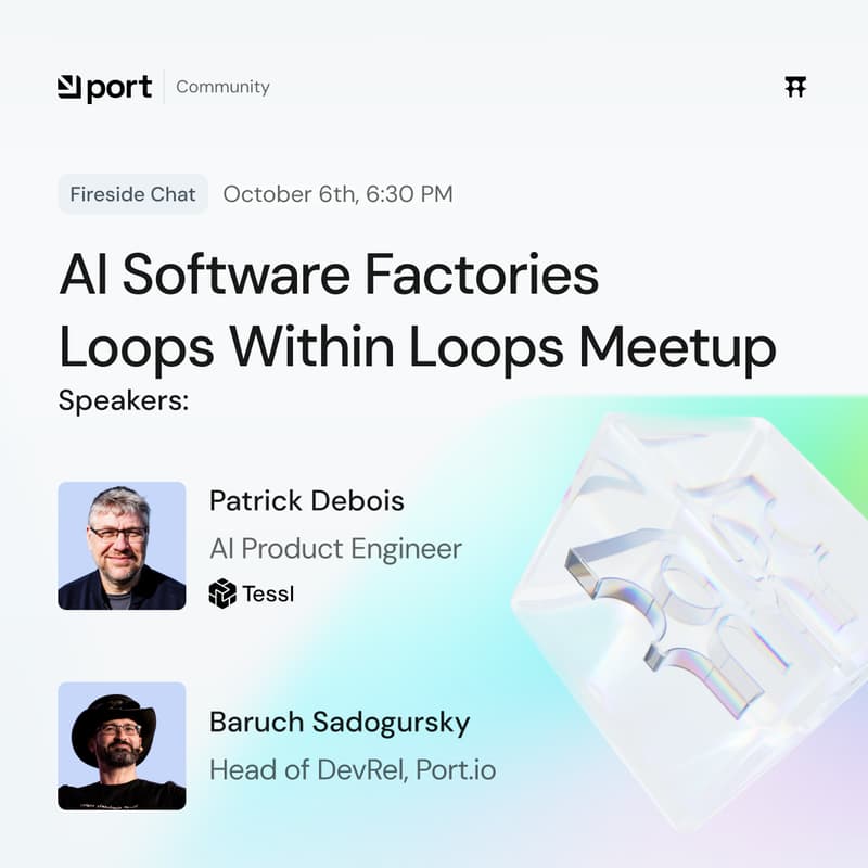 Cover Image for AI Software Factories: Loops Within Loops Meetup in Antwerp