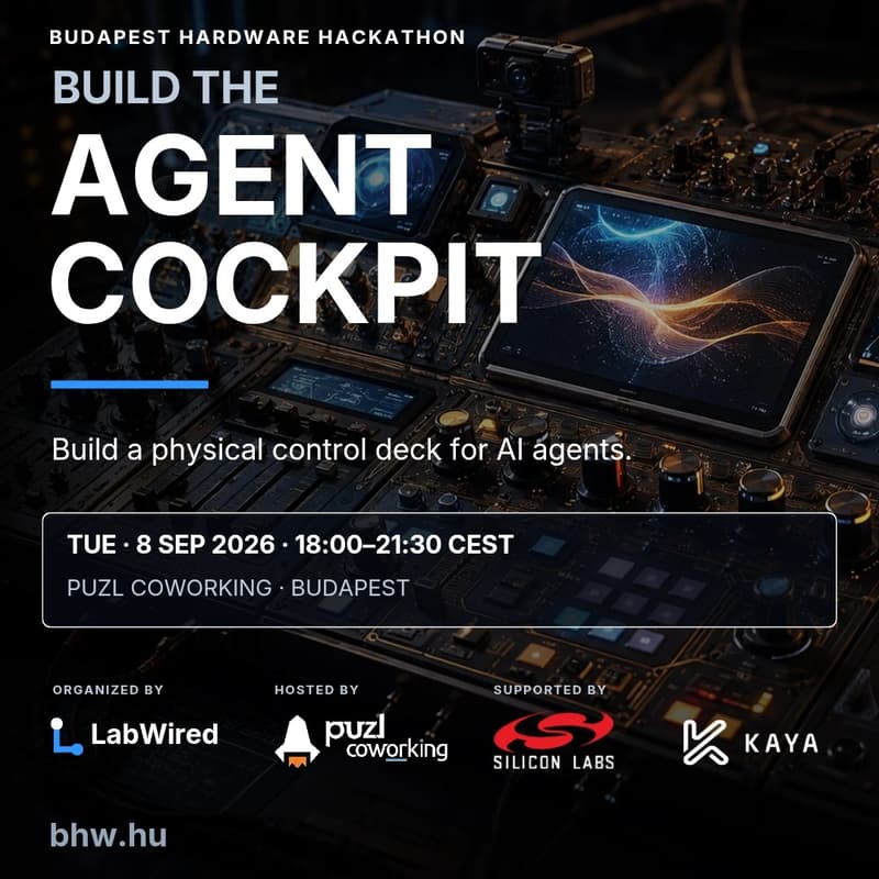 Cover Image for Hardware hackaton, build the agent cockpit!