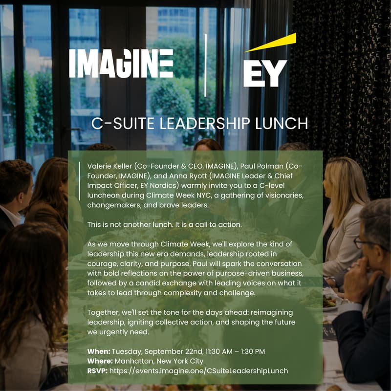 Cover Image for C-Suite Leadership Lunch | Climate Week NYC