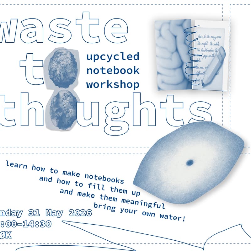 Cover Image for ✂️ Upcycled Notebook Workshop 💧