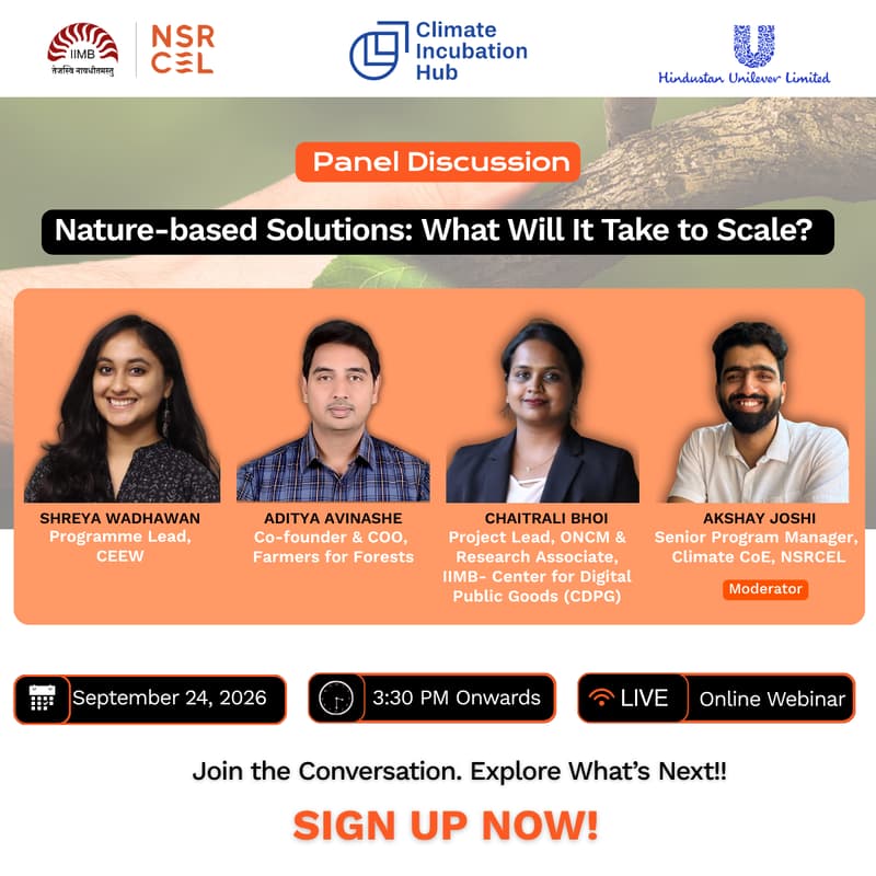 Cover Image for 🌱 Nature-Based Solutions: What Will It Take to Scale? | Webinar