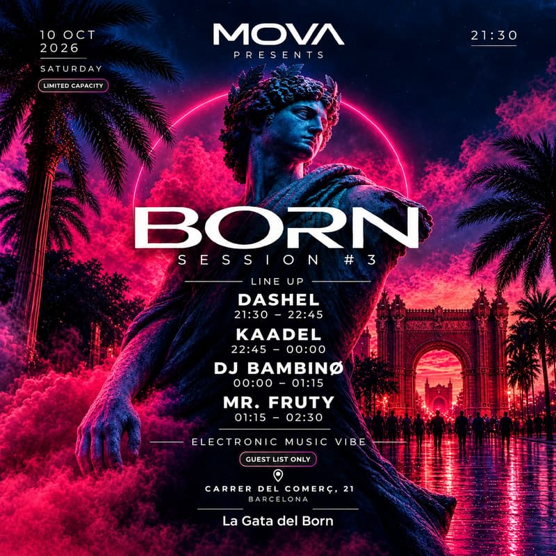 Cover Image for MOVA — BORN SESSION #3 | ELECTRONIC MUSIC BCN