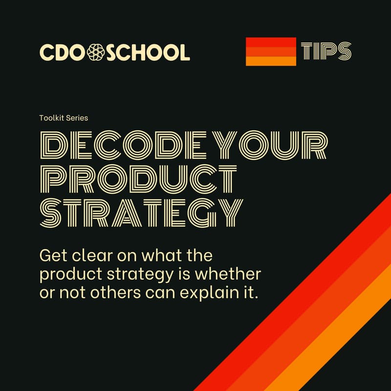 Cover Image for Toolkit Series: Decode Your Product Strategy