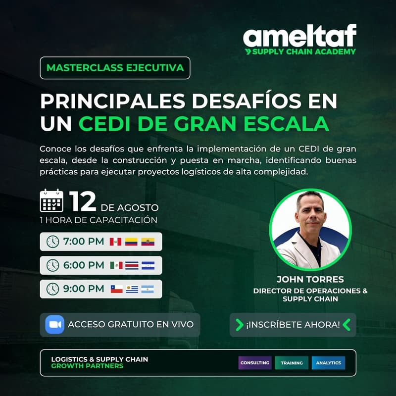 Cover Image for Principales Desafíos en un CEDI de Gran Escala