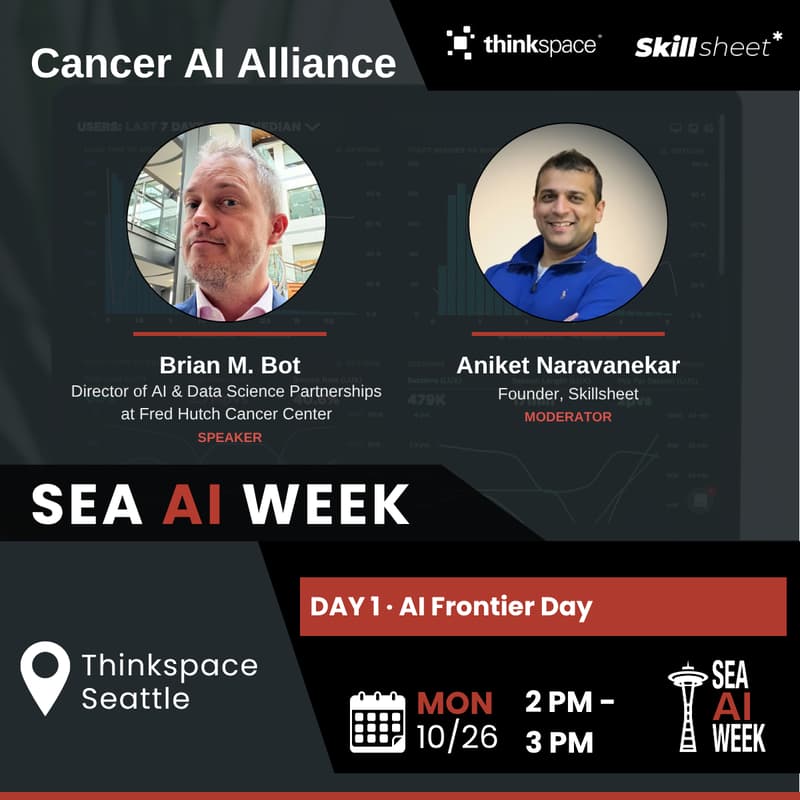 Cover Image for [AI Week] Fireside Chat: How AI is speeding up breakthroughs in cancer research