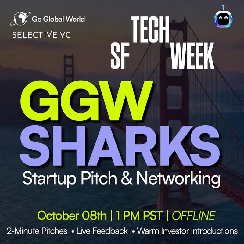 Cover Image for GGW Sharks. AI Founders & Investors - #SFTechWeek