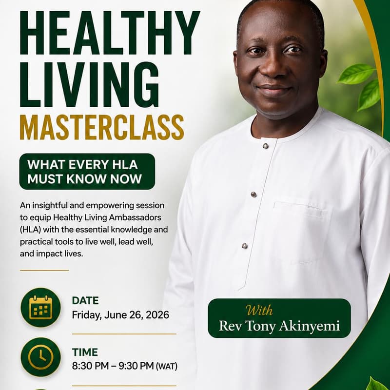 Cover Image for HEALTHY LIVING MASTERCLASS