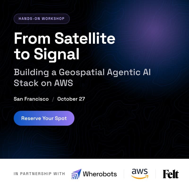 Cover Image for From Satellite to Signal: Building a Geospatial Agentic AI Stack on AWS