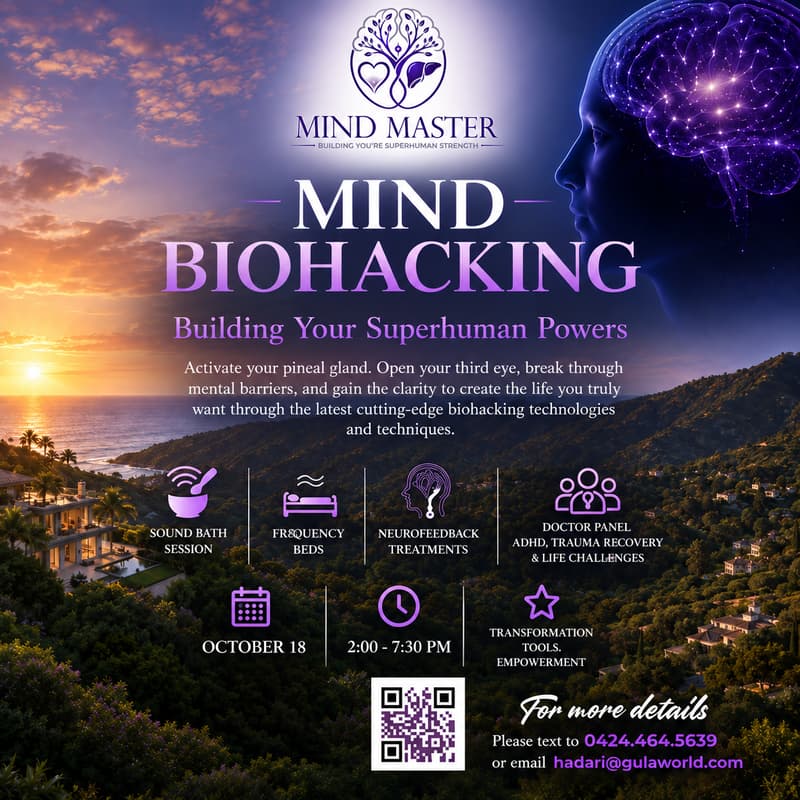 Cover Image for Mind Biohacking Mansion Retreat - Building Your Super Human Powers.