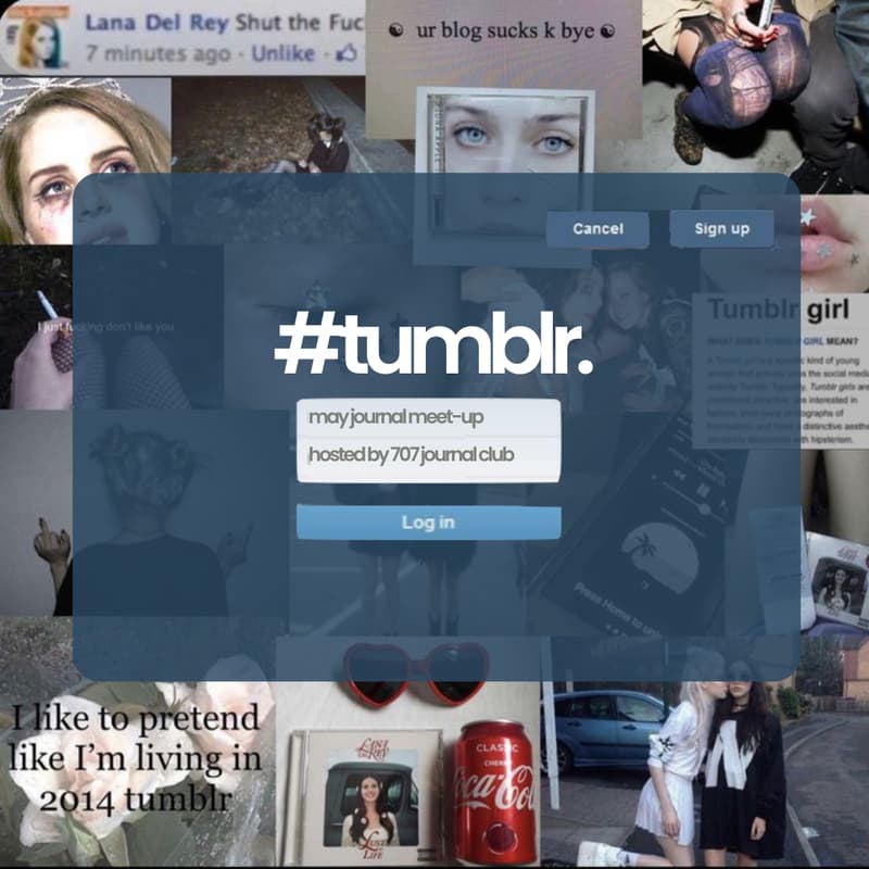 Cover Image for #tumblr journal meet-up