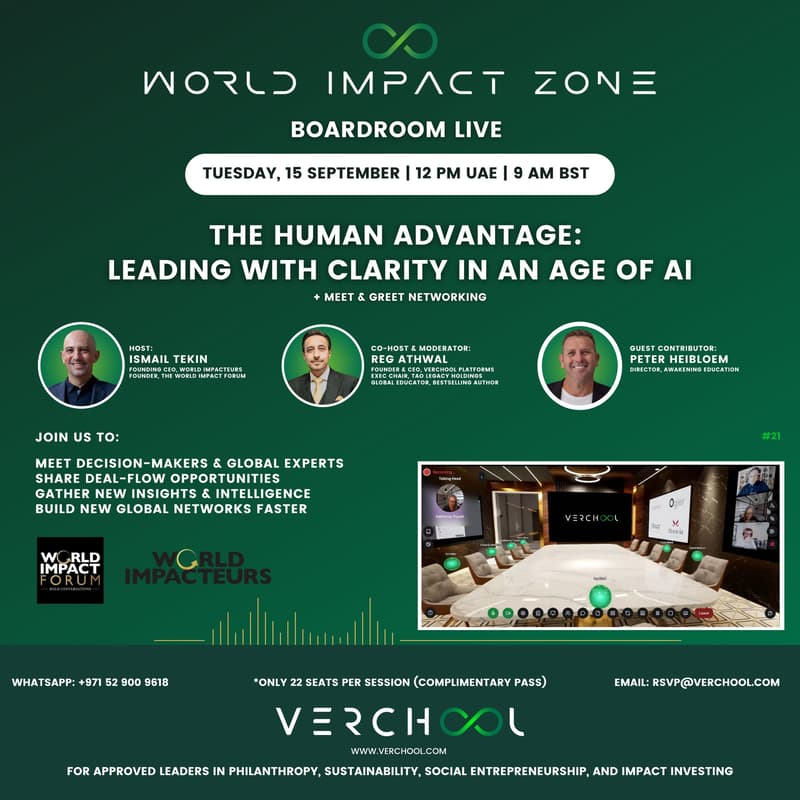 Cover Image for World Impact Zone - Boardroom Live #21 | The Human Advantage: Leading with Clarity in an Age of AI