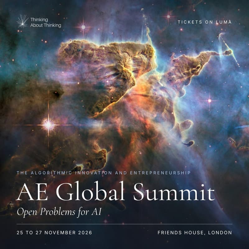 Cover Image for AE Global Summit 2026 Open Problems For AI | 25–27 November