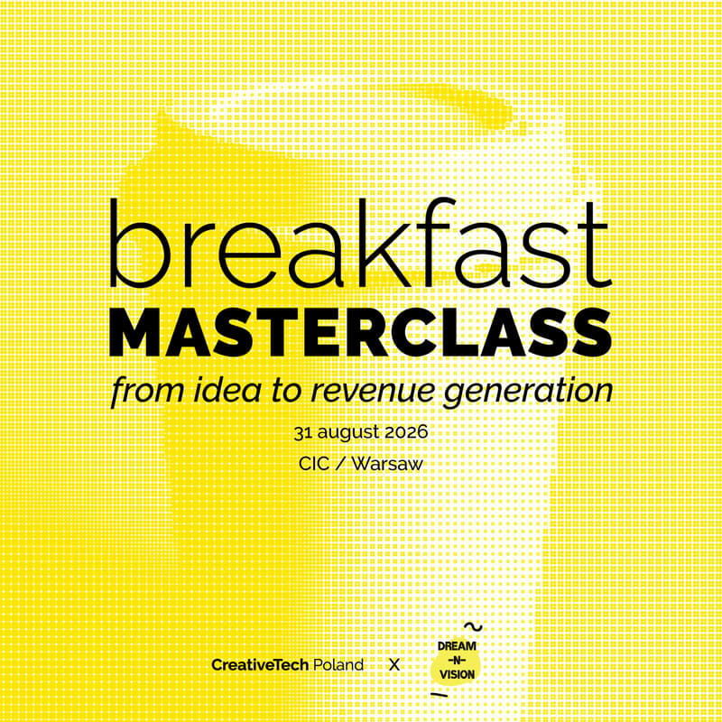 Cover Image for Śniadanie CreativeTech Masterclass: Od Pomysłu do Monetyzacji
