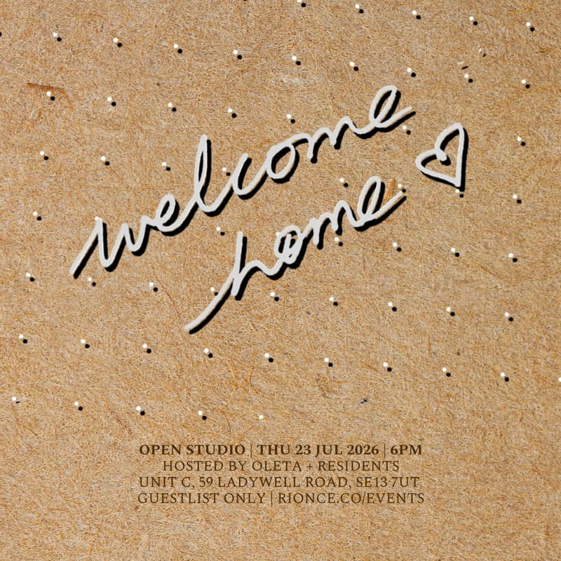 Cover Image for welcome home | open studio social