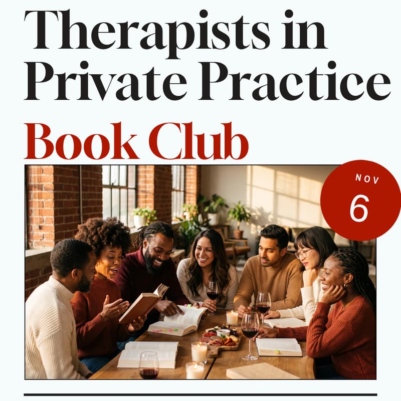 Cover Image for Therapist in Private Practice Book Club