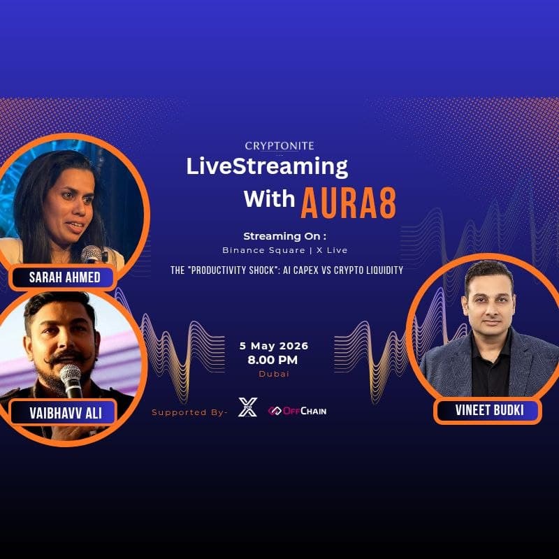 Cover Image for Aura8- The "Productivity Shock": AI Capex vs. Crypto LiquidityWith Vineet Budki.