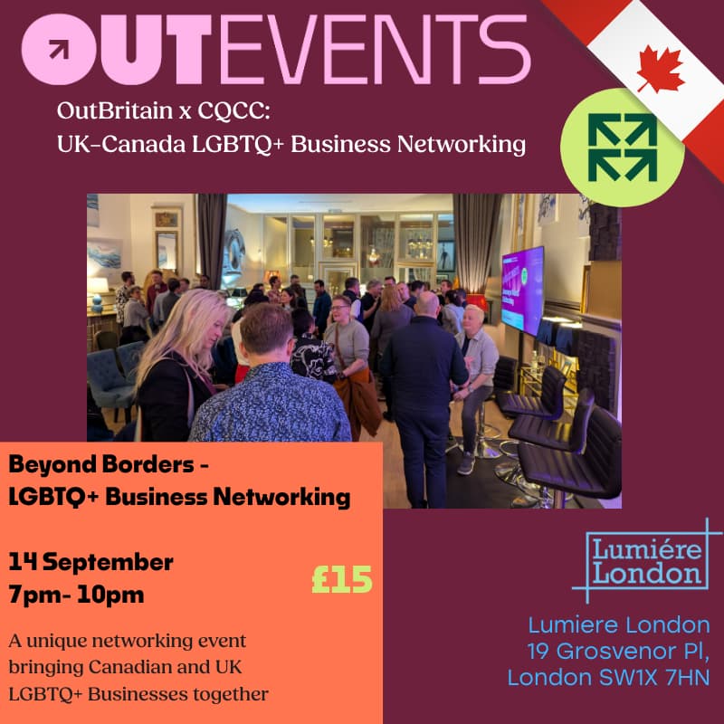 Cover Image for OutBritain x CQCC: London LGBTQ+ Business Networking