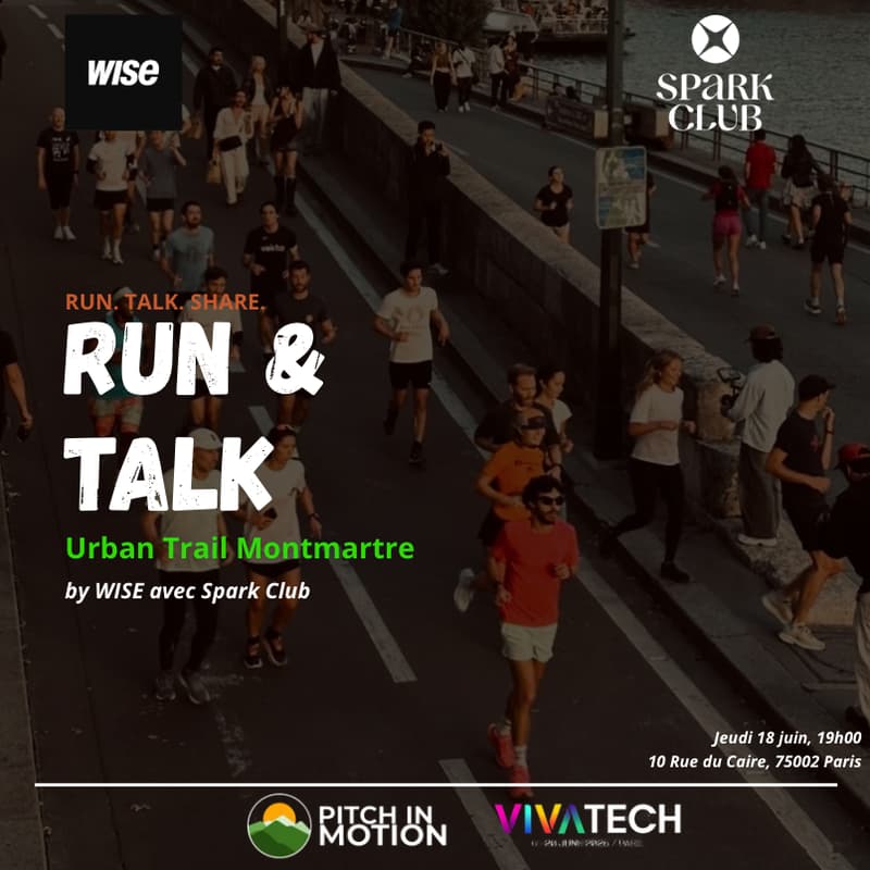 Cover Image for VivaTech Run & Talk #4 WISE Urban Trail Montmartre
