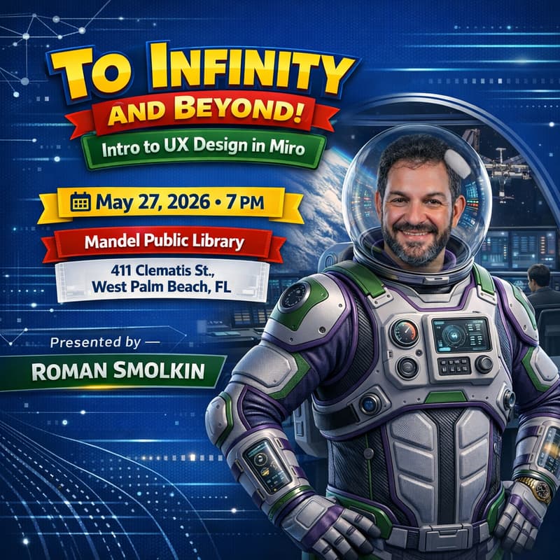 Cover Image for To Infinity and Beyond: Intro to UX Design in Miro