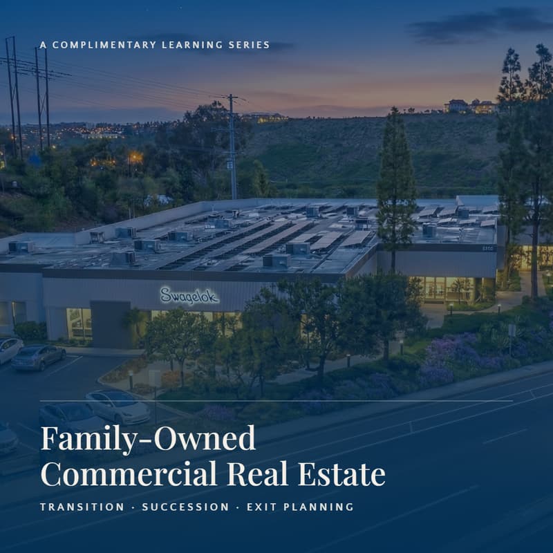 Cover Image for Family-Owned Commercial Real Estate: Transition, Succession & Exit Planning