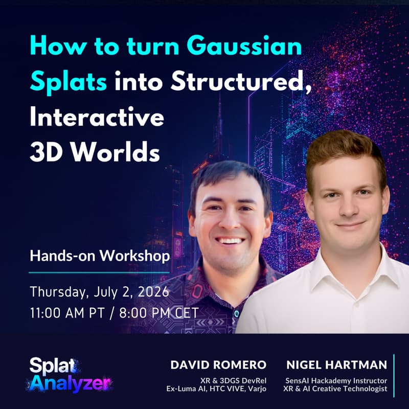 Cover Image for How to Turn Gaussian Splats into Structured, Interactive 3D Worlds