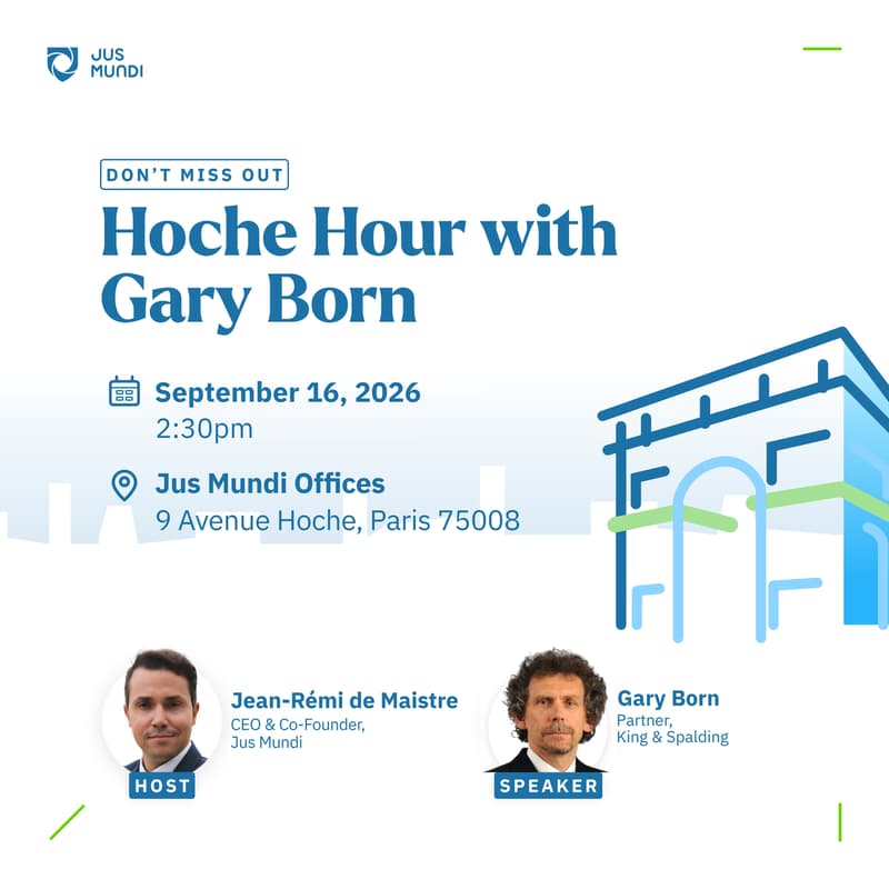 Cover Image for Hoche Hour with Gary Born: Arbitration, Justice & the Age of AI