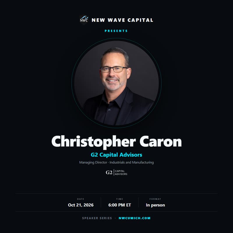 Cover Image for NWC Speaker Series: Christopher Caron, G2 Capital Advisors
