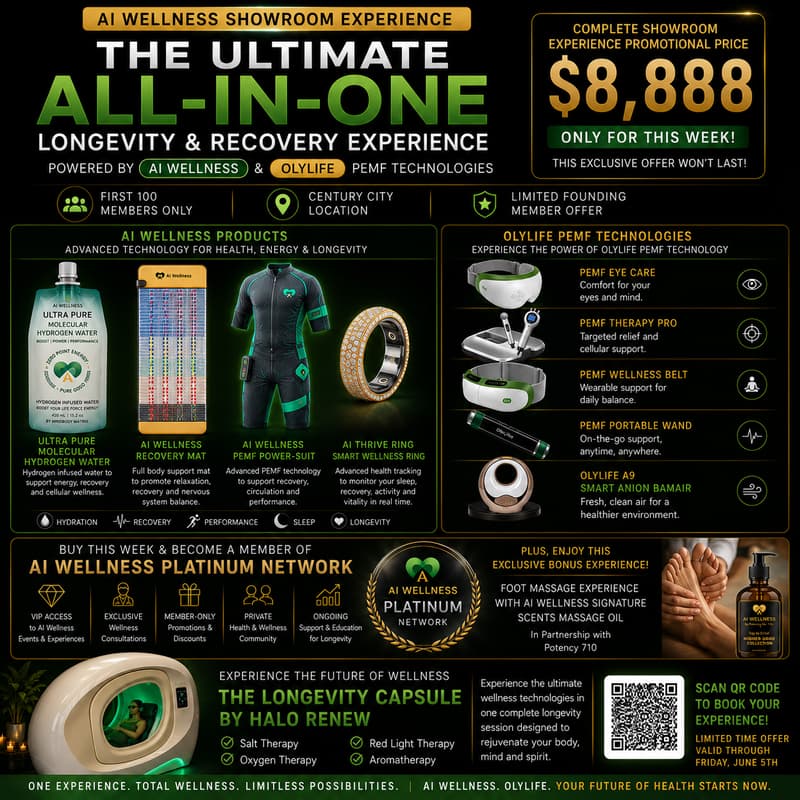 Cover Image for AI Wellness Showroom Experience: Hot Weekly Deals!