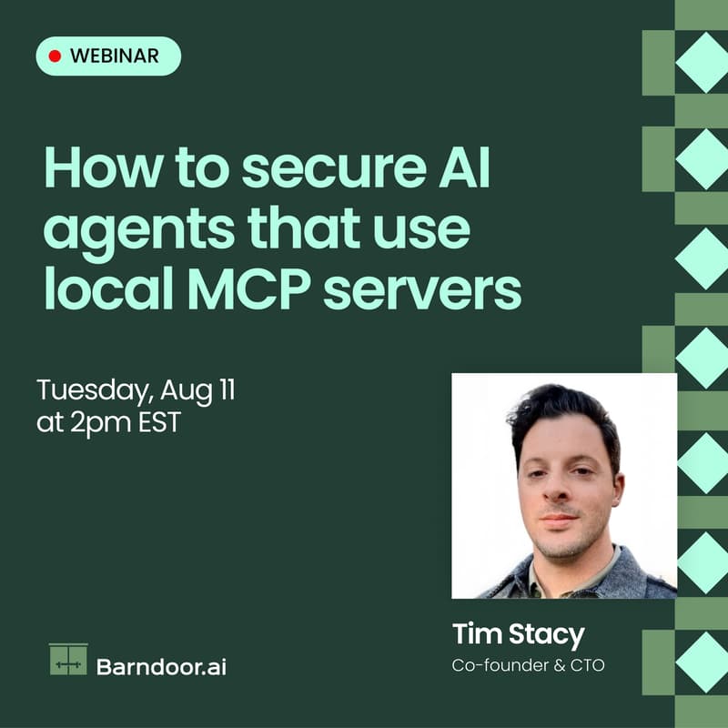 Cover Image for How to secure AI agents that use local MCP servers
