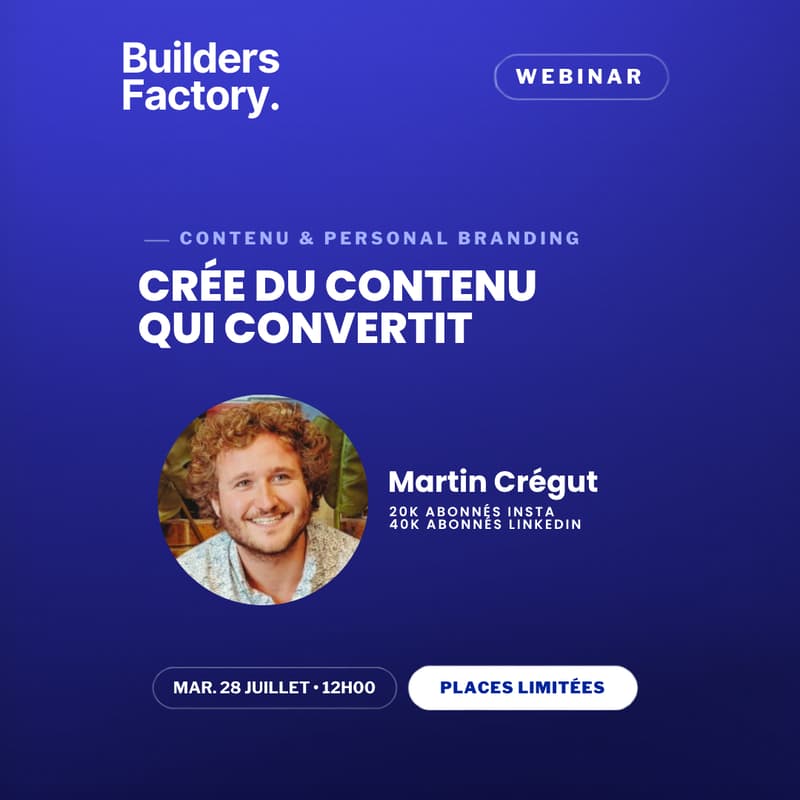 Cover Image for Faire 1 million de vues en ligne by Martin Crégut (Builders Factory)