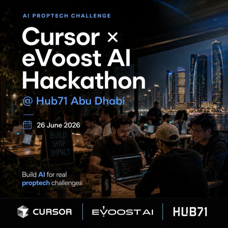 Cover Image for Cursor x eVoost AI - Hackathon @ Hub71 Abu Dhabi