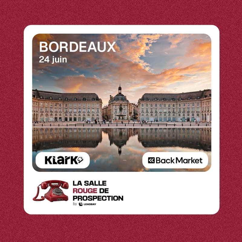Cover Image for ☎️ La salle Rouge de prospection - Bordeaux