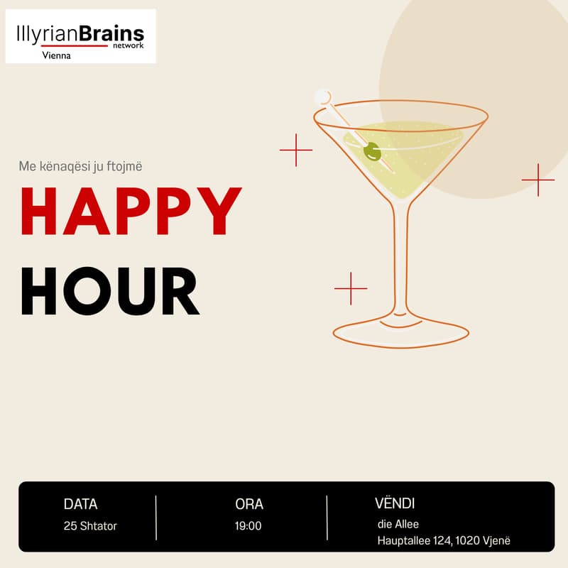 Cover Image for Happy Hour Shtator 2026 Vjenë