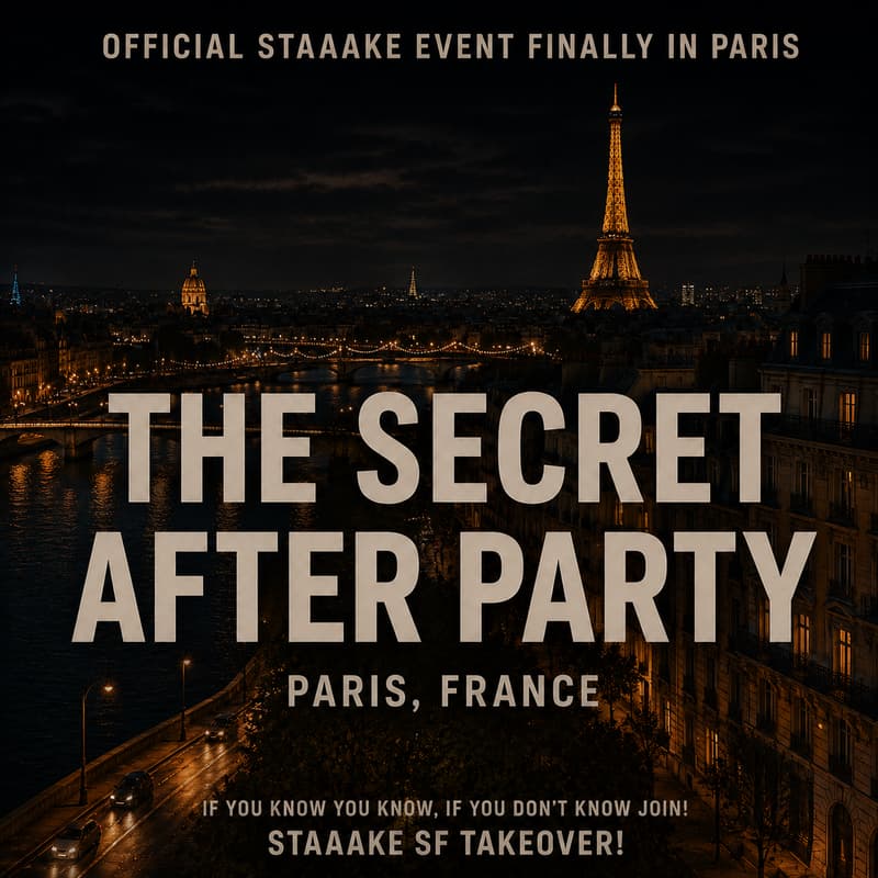 Cover Image for Side Event: The Secret (AI)fter Party - staaake in Paris