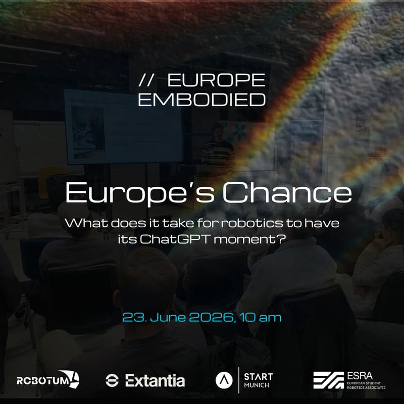 Cover Image for Europe‘s Chance: What Does It Take For A ChatGPT-Moment In Robotics?