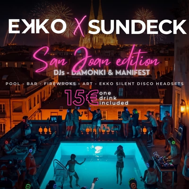 Cover Image for EKKO x SUNDECK / Rooftop Pool Party San Joan Edition
