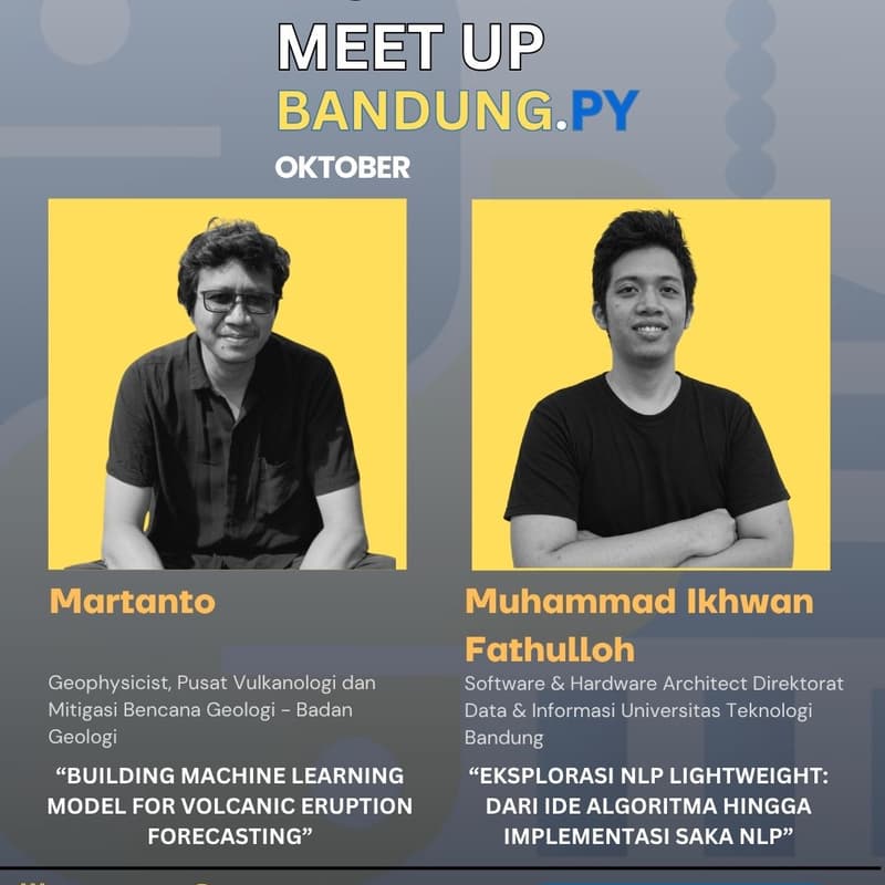 Cover Image for Meetup Monthly Bandung.py