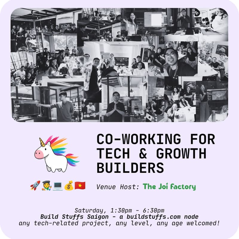 Cover Image for Cowork Showcase for Tech/Growth Builders - BS39