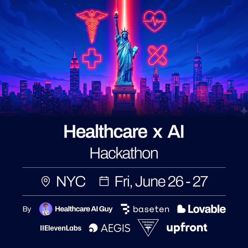Cover Image for Healthcare x AI Hackathon | NYC 🗽