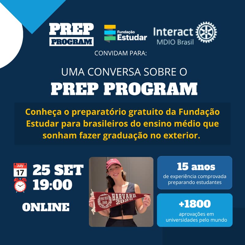 Cover Image for Prep Program | Fundação Estudar & MDIO Interact Brasil