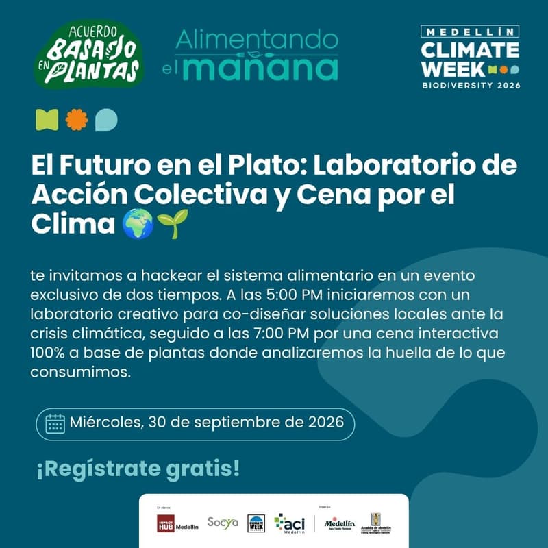 Cover Image for El Futuro en el Plato: Laboratorio de Acción Colectiva y Cena por el Clima 🌍🌱