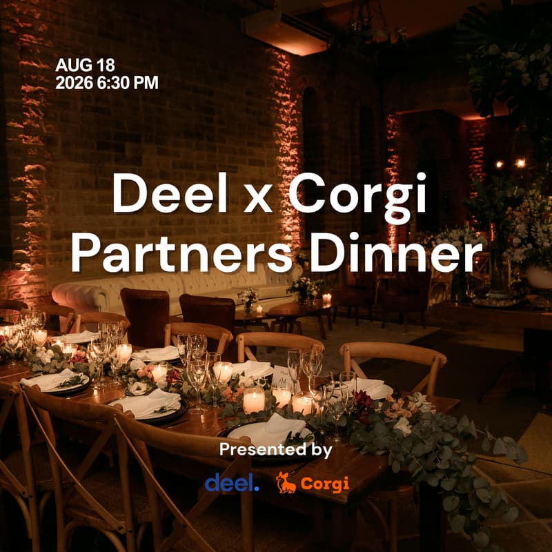 Cover Image for Deel x Corgi Partners Dinner