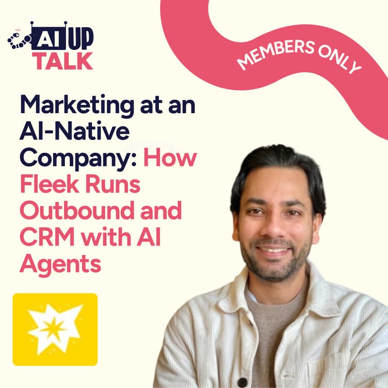 Cover Image for AI Up Talk: Marketing at an AI-Native Company: How Fleek Runs Outbound and CRM with AI Agents