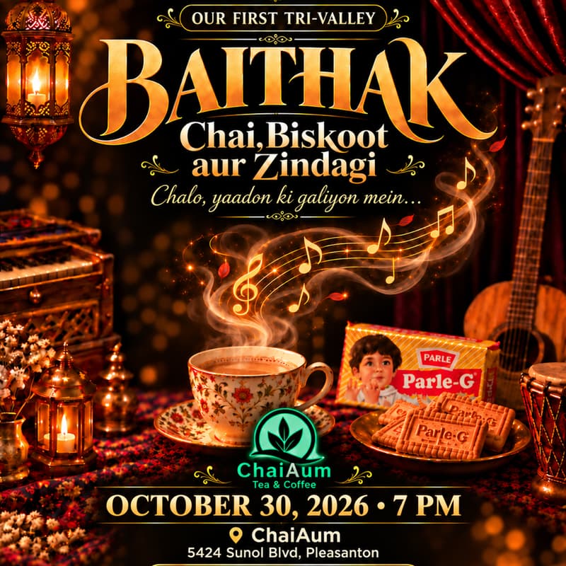 Cover Image for Chai, Biskoot aur Zindagi:A Baithak by MusafirMehfil