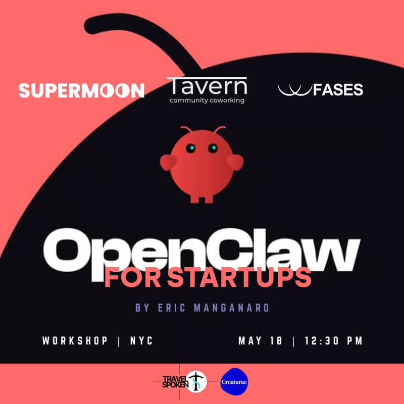 Cover Image for Openclaw for Startups | IRL Workshop