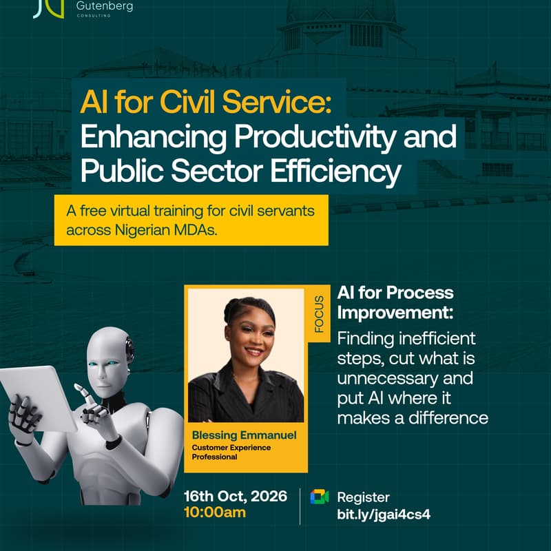 Cover Image for AI for Civil Service Ep. 4 | AI for Process Improvement