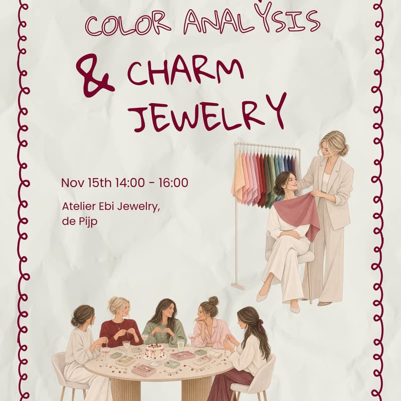 Cover Image for Color Analysis & Charm Jewelry Workshop
