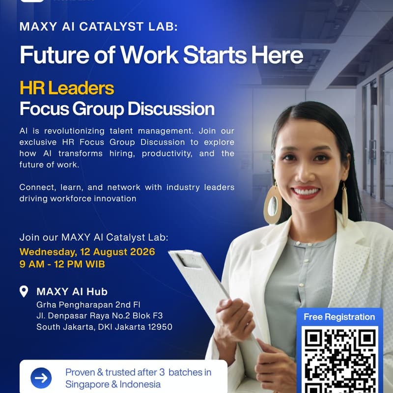 Cover Image for MAXY AI Catalyst Lab: Future of Work Starts Here