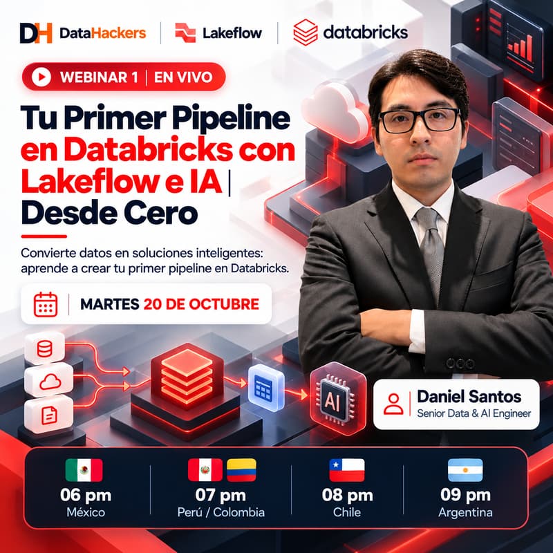 Cover Image for Construye tu primer Pipeline en Databricks con Lakeflow