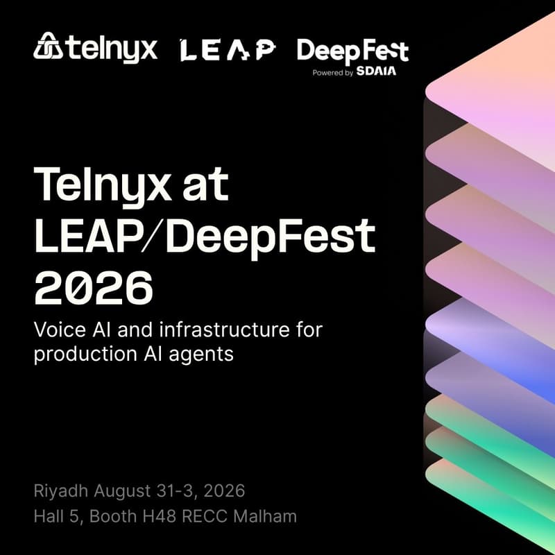 Cover Image for Telnyx at LEAP & DeepFest 2026